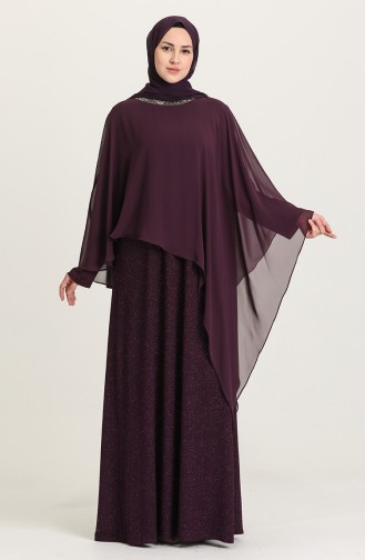 Habillé Hijab Pourpre 4278-04