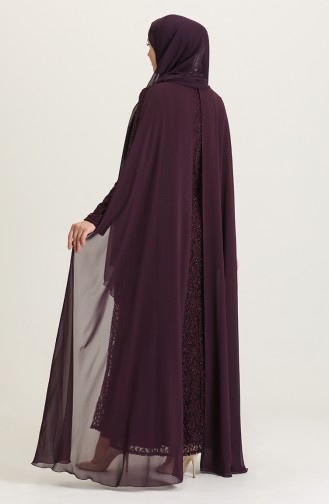 Habillé Hijab Pourpre 4280-01