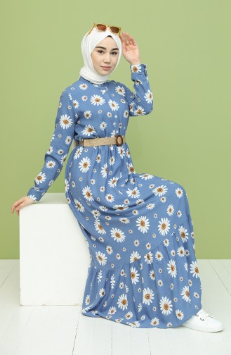 Indigo Hijab Kleider 2163-02