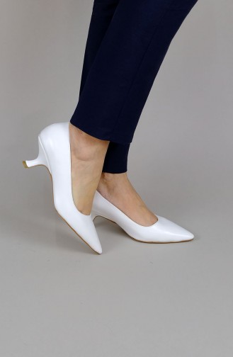 White High-Heel Shoes 2007mr-001