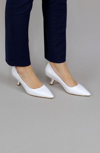 White High-Heel Shoes 2007mr-001