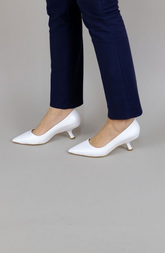 White High-Heel Shoes 2007mr-001