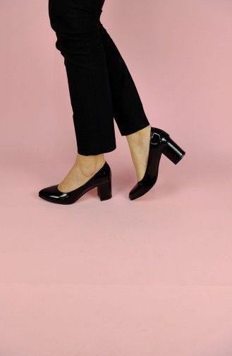 Black High-Heel Shoes 20210-01