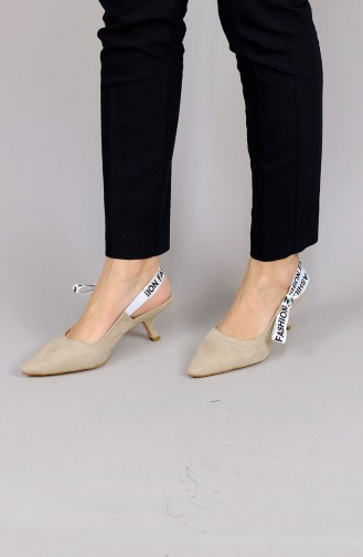 Chaussures a Talons Beige 2121mr-07