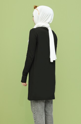 Tunique Imprimée 6035-01 Noir 6035-01