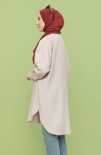 Oversize Cepli Tunik 2533-11 Pudra