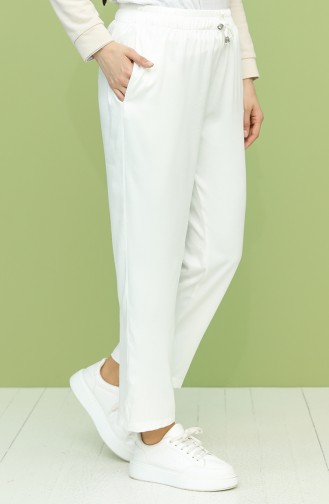 Pantalon Ecru 0185A-02