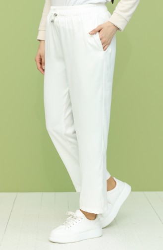 Pantalon Ecru 0185A-02