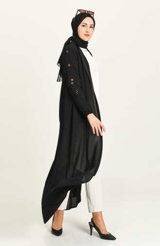 Black Abaya 7007-01