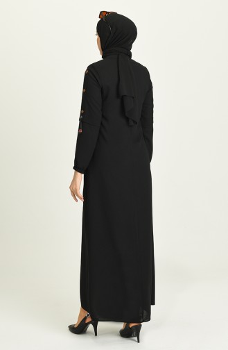 Black Abaya 7007-01