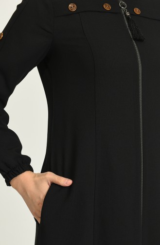 Black Abaya 7007-01