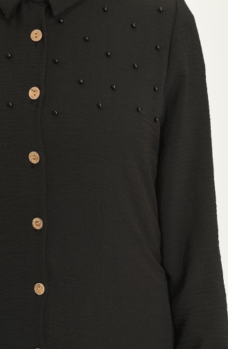 Black Overhemdblouse 1242-03