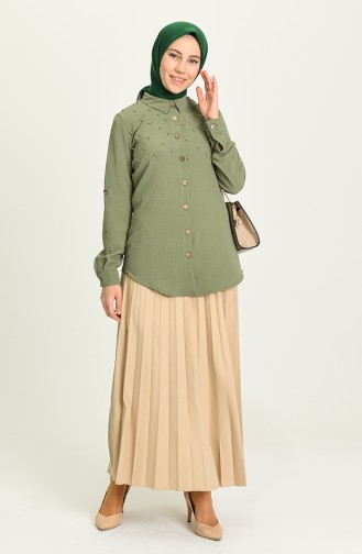 Green Almond Shirt 1242-06