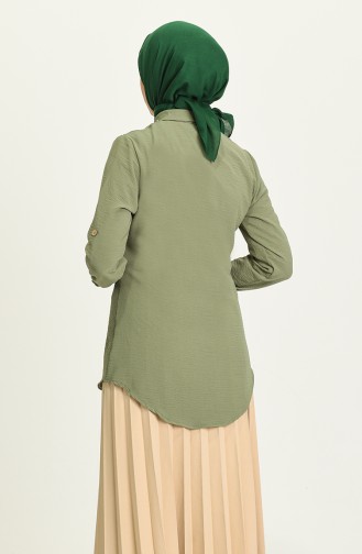 Chemise Vert noisette 1242-06