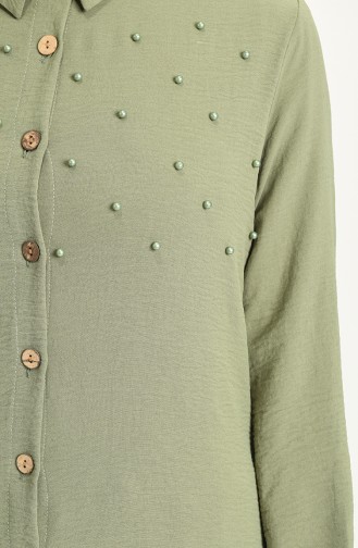 Green Overhemdblouse 1242-06