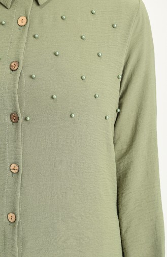 Chemise Vert noisette 1242-06