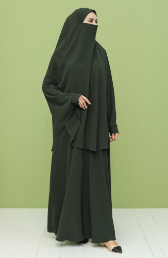 Khaki Burqa 0001-02