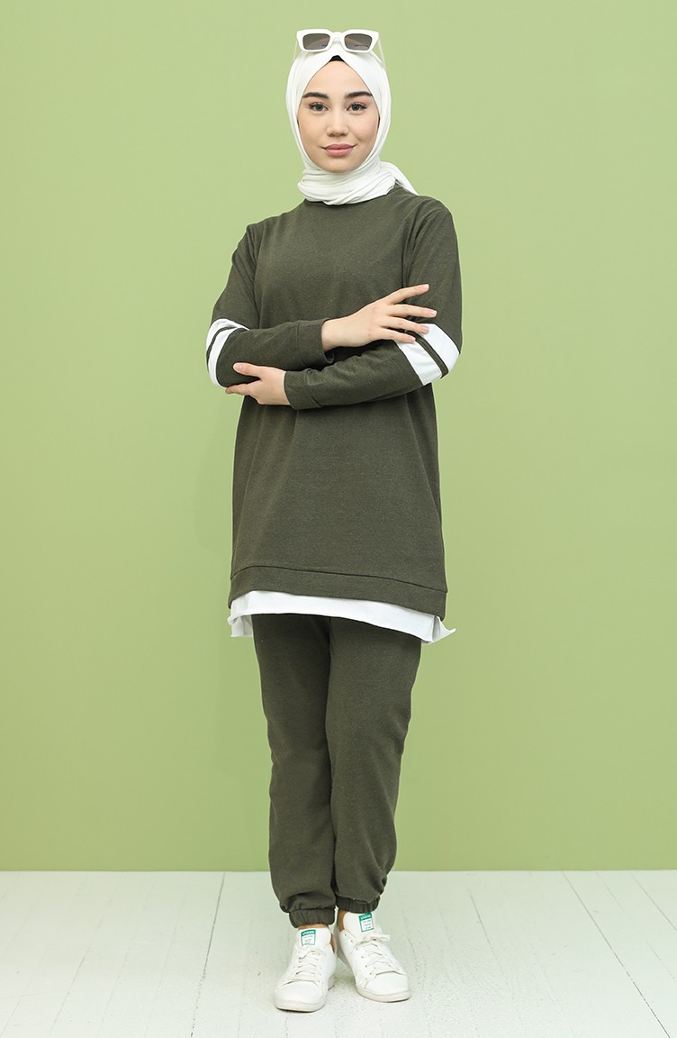Garnili Eşofman Takım 2363-03 Haki