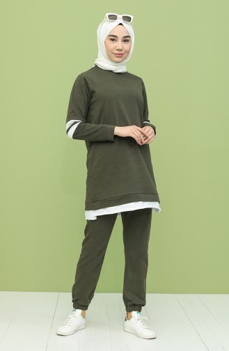 Garnili Eşofman Takım 2363-03 Haki