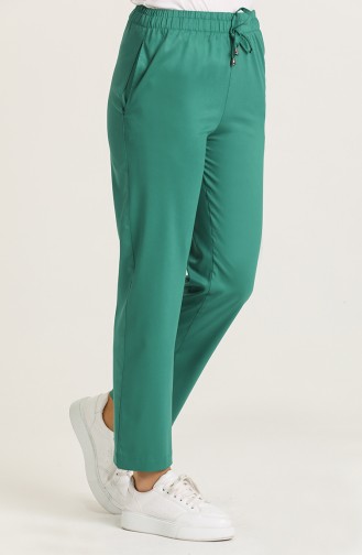 Elastic Skinny Pants 0185-05 Dark Green 0185-05