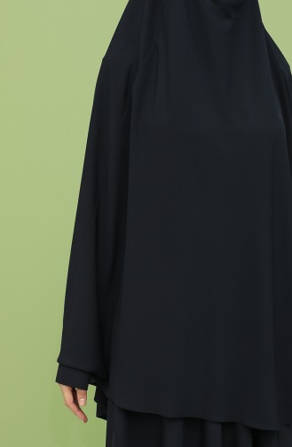 Navy Blue Burqa 0001-01