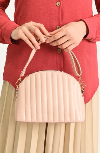 Powder Pink Shoulder Bag 18-12