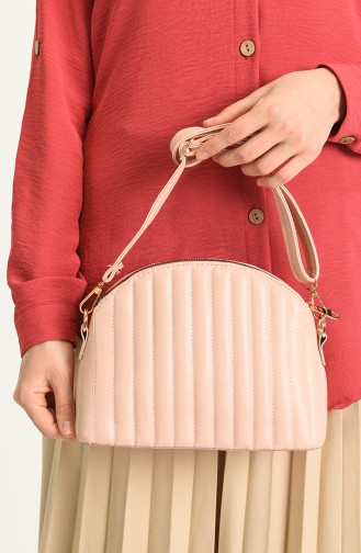 Light Pink Shoulder Bags 18-12
