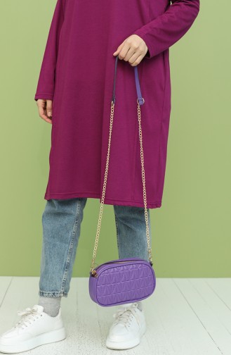 Purple Shoulder Bag 19-06