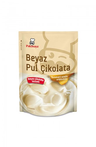 Pakmaya Beyaz Pul Çikolata 100 gr