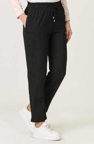 Pantalon Noir 0185-01