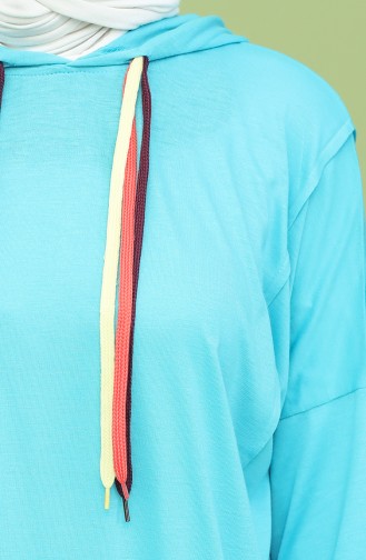 Turquoise Sweatshirt 8130-01