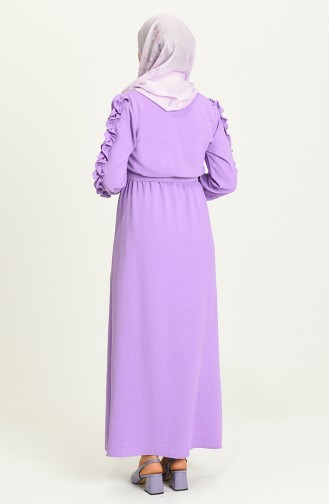 Violet Hijab Dress 0617-07