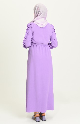 Lilac İslamitische Jurk 0617-07