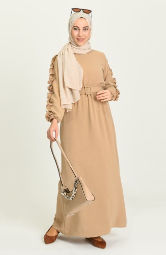Robe Hijab Beige 0617-08