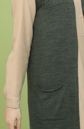 Khaki Gilet 4315-05