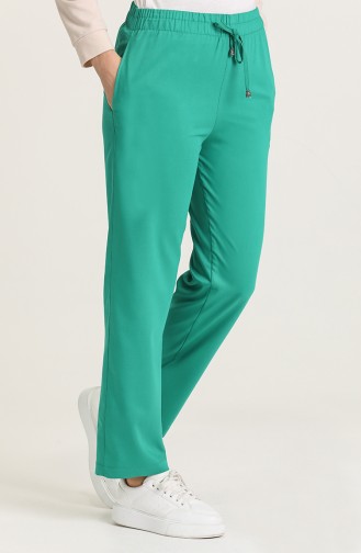 Elastic Skinny Pants 0185-08 Green 0185-08