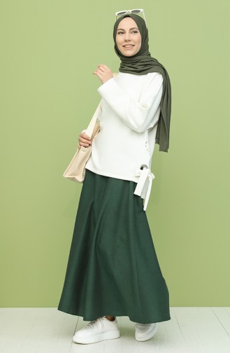 Emerald Green Skirt 6506-03