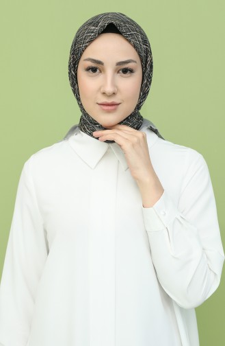 Silbergrau Kopftuch 11530-01