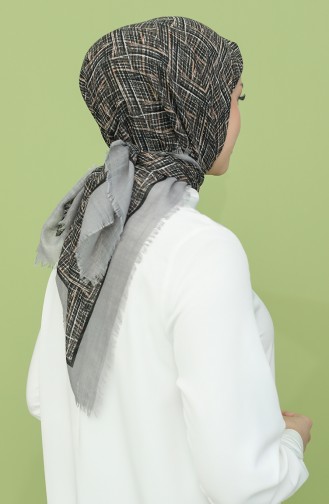 Silbergrau Kopftuch 11530-01