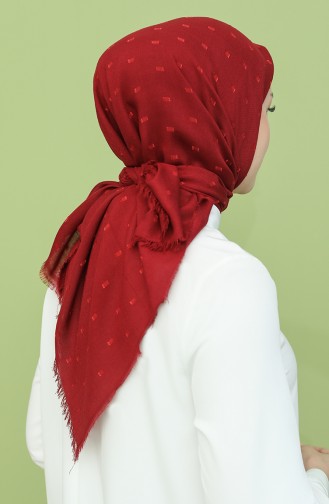 Dark Red Hoofddoek 90117-07