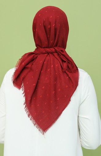 Dark Red Hoofddoek 90117-07