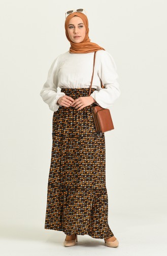 Brown Skirt 8292-01