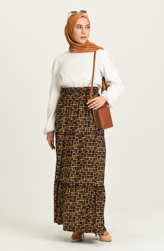 Brown Skirt 8292-01