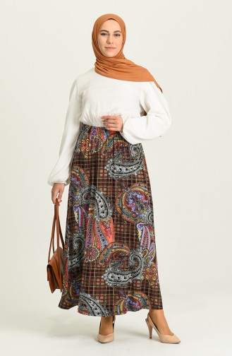Brown Skirt 8293-01