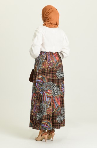 Brown Skirt 8293-01