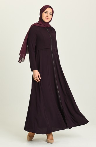 Purple Abaya 0224-01