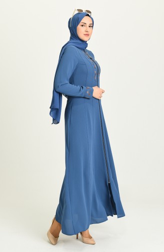 Indigo Abayas 7026-03