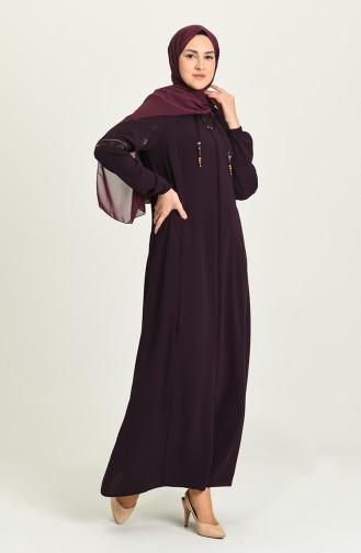 Purple Abaya 7030-03