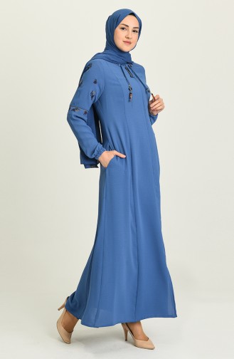 Indigo Abaya 7030-04