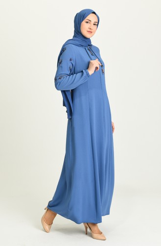 Indigo Abaya 7030-04